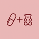 Kapsel und Gummibär Kombination Icon
